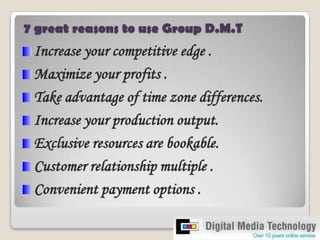 Farbkorrekturmasken – Group D.M.T