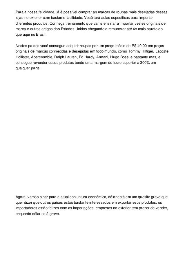 roupas de marca para revenda originais