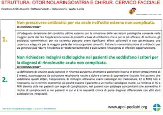 STRUTTURA: PEDIATRIA 
Direttore di Struttura Dr. Massimo Chiossi - Referente Dr.ssa Santina Merlino 
www.apel-pediatri.org 
 
