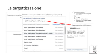 La targettizzazione
 