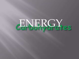 ENERGYCarbohydrates