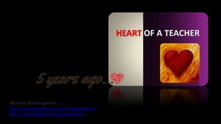 Meet my friends again at ……
http://www.authorstream.com/yeunghokkwan/
http://www.slideboom.com/presentations
 