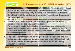 Fara Project Far for fara july2013 16-(compr-web) | PPTX