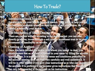 How To Trade?
 