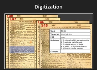 Digitization
 