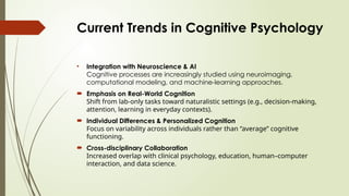 Comprehensive Overview of Cognitive Psychology and Information ...