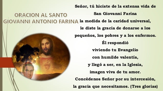 Milagro de Giovanni Antonio Farina