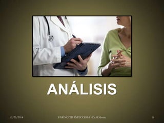 ANÁLISIS
02/25/2014

FARINGITIS INFECCIOSA - Dr.H.Martín

16

 