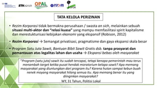 Tata kelola perizinan dan teritorialisasi dalam ekspansi perkebunan kelapa sawit
