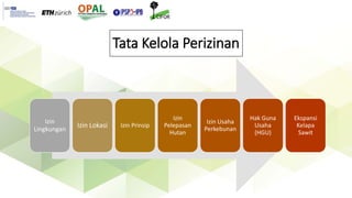 Tata kelola perizinan dan teritorialisasi dalam ekspansi perkebunan kelapa sawit