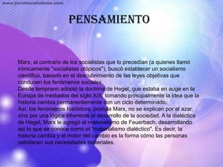 1848 Discurso sobre el libre cambio .1853 La dominación británica en la India.