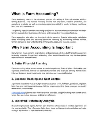 Farm Accounting Guide: Financial Management for Agricultural Businesses ...