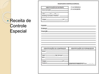  Receita de
Controle
Especial
 