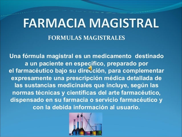 Farmacia magistral