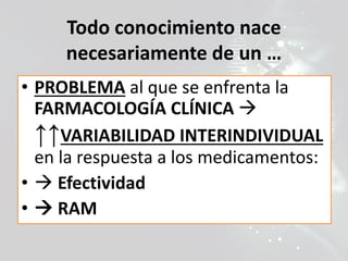 Introducción a la Farmacogenética | PDF