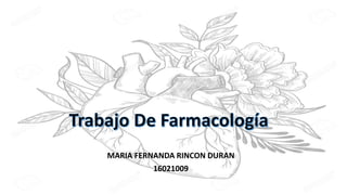 MARIA FERNANDA RINCON DURAN
16021009
 