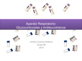 Aparato Respiratorio: 
Glucocorticoides y Antileucotrienos 
Andrés Cuenca Orellana 
Grupo #8 
2014 
 