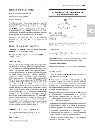 Farmacopeia 5 edição