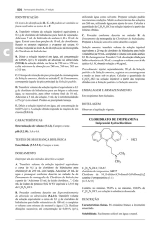 Farmacopeia 5 edição