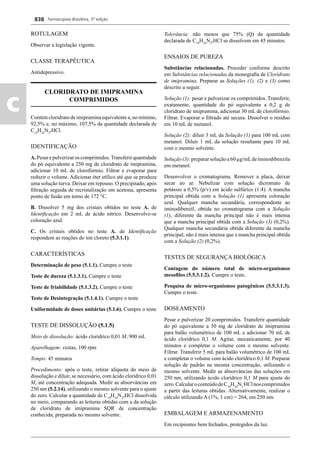 Farmacopeia 5 edição