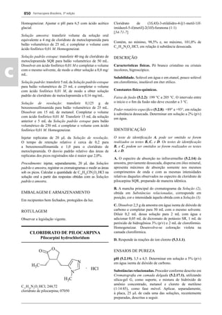 Farmacopeia 5 edição