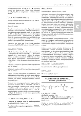 Farmacopeia 5 edição