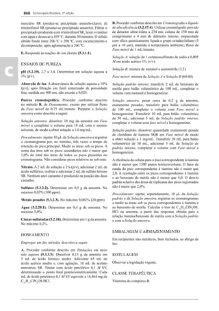 Farmacopeia 5 edição