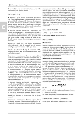 Farmacopeia 5 edição