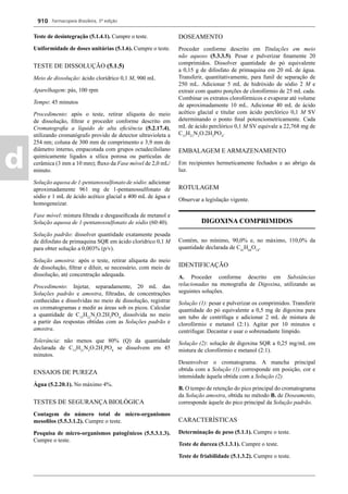 Farmacopeia 5 edição