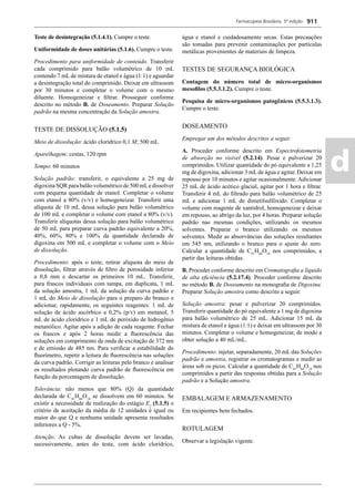 Farmacopeia 5 edição