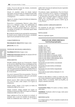 Farmacopeia 5 edição