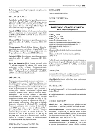 Farmacopeia 5 edição