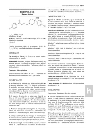 Farmacopeia 5 edição