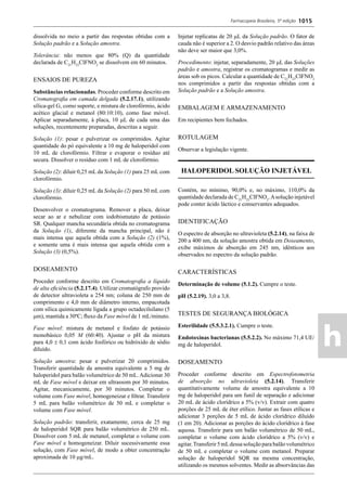 Farmacopeia 5 edição