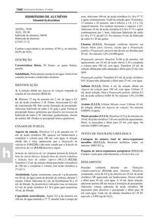 Farmacopeia 5 edição