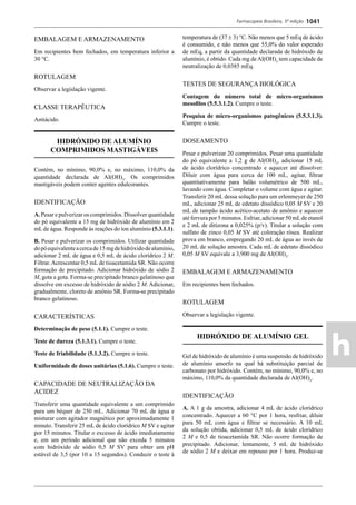 Farmacopeia 5 edição