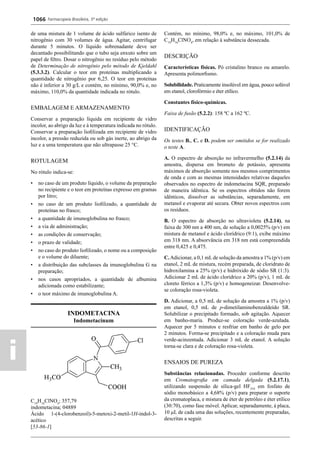 Farmacopeia 5 edição
