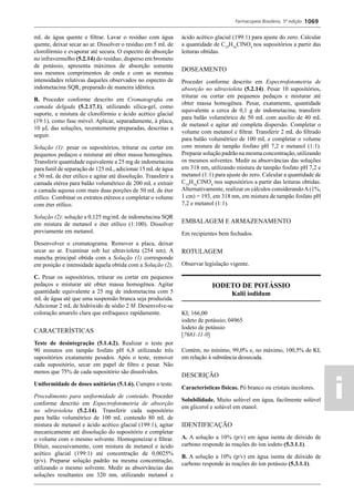 Farmacopeia 5 edição