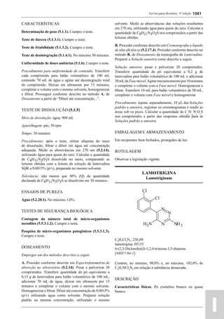Farmacopeia 5 edição