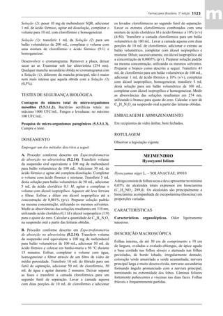 Farmacopeia 5 edição