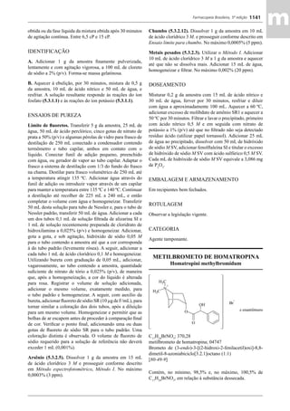 Farmacopeia 5 edição