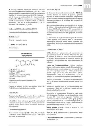 Farmacopeia 5 edição
