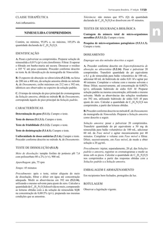 Farmacopeia 5 edição