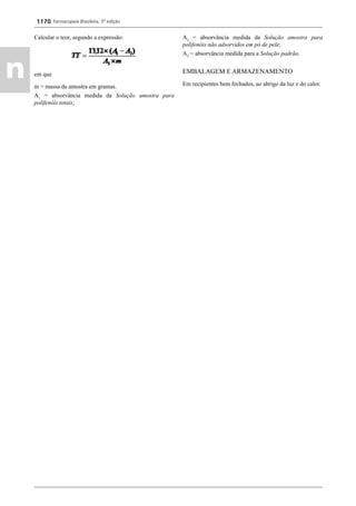 Farmacopeia 5 edição