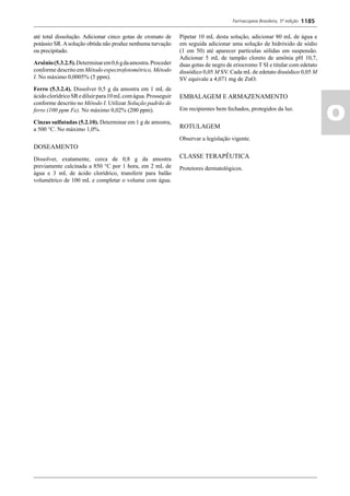 Farmacopeia 5 edição