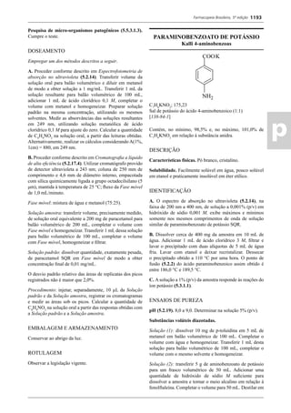 Farmacopeia 5 edição