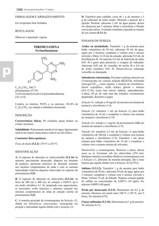 Farmacopeia 5 edição
