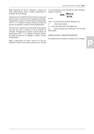 Farmacopeia 5 edição