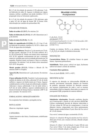 Farmacopeia 5 edição