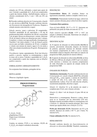 Farmacopeia 5 edição